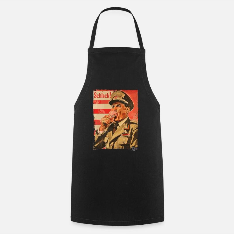 Glace pour le dictateur stupide – Schleck - Tablier de cuisine - noir