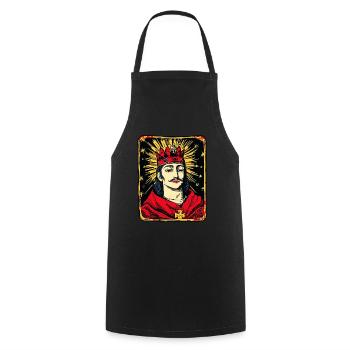 Le Roi des cartes de tarot - Tablier de cuisine - noir - Devant - AI Model Male 185 dark (185cm)