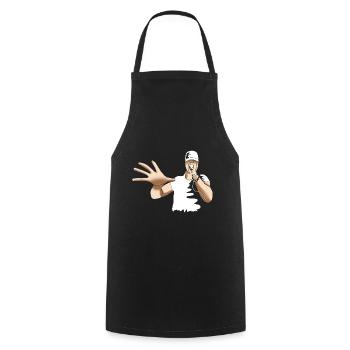 beatboxer live love beatbox - Musik Percussion - Kochschürze - Schwarz - Vorne - AI Model Male 185 dark (185cm)