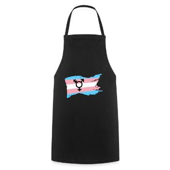 Transgenre Dragqueen TransSexuels Cadeau Genre - Tablier de cuisine - noir - Devant - AI Model Male 185 dark (185cm)