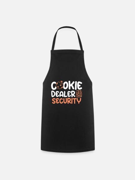 Cookie Dealer Security / Bäcker - Kochschürze - Schwarz