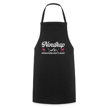 Norway Norway Norge Moose Norway Flag North Cape - Cooking Apron - black - Front - AI Model Male 185 dark (185cm)