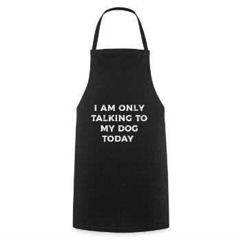 Geschenk Spruch Haustiere Hunde Hund Dog Love - Kochschürze - Schwarz - Vorne - AI Model Male 185 dark (185cm)