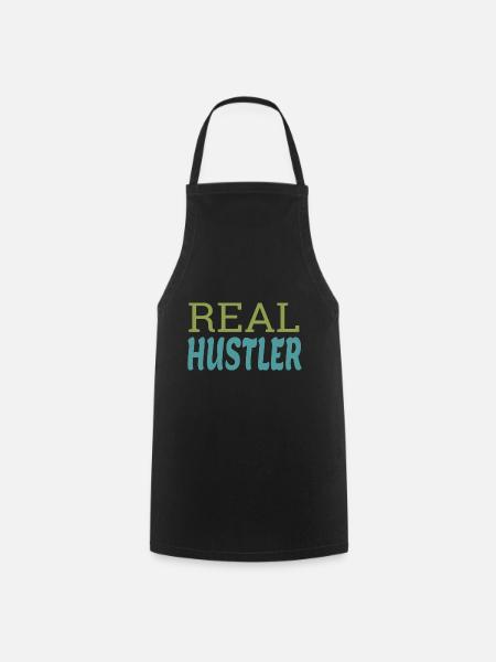Real Hustler - Kochschürze - Schwarz