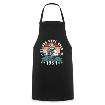 Legends Were Born In June 1954 Sloth Sloth - Cooking Apron - black - Front - AI Model Male 185 dark (185cm)