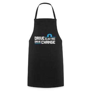 Renewable energy - Cooking Apron - black - Front - AI Model Male 185 dark (185cm)