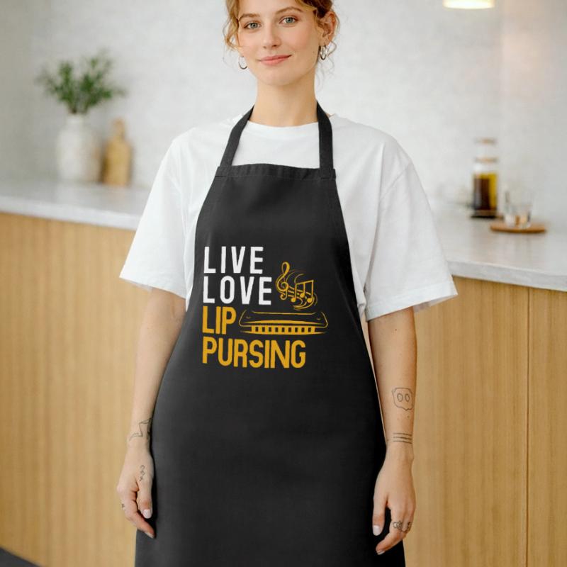 Harmonica player, Unny harmonica Cooking Apron