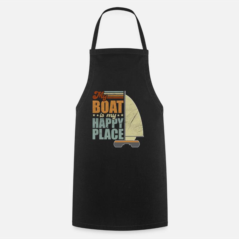 Catamaran Capitaine Voilier - Tablier de cuisine - noir