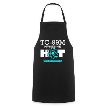 NUC Med Squad, Nuclear Medicine - Cooking Apron - black - Front - AI Model Male 185 dark (185cm)