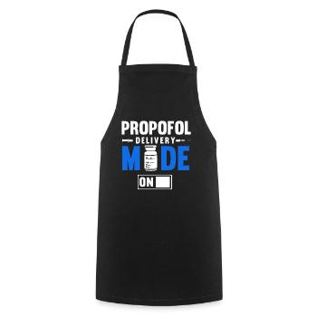 Anesthesia, anaesthetist - Cooking Apron - black - Front - AI Model Male 185 dark (185cm)
