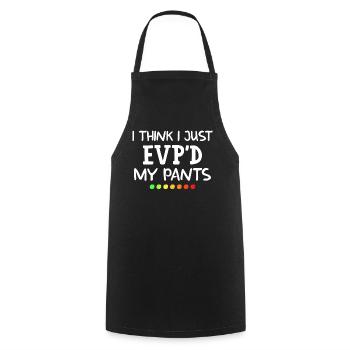 Ghost hunters, ghosts, ghosts, ghost hunting - Cooking Apron - black - Front - AI Model Male 185 dark (185cm)