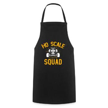 Course de voitures à sous, Voitures miniatures - Tablier de cuisine - noir - Devant - AI Model Male 185 dark (185cm)