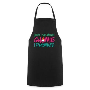 Gnome - Gnome Collecting - Gnome Collector - Cooking Apron - black - Front - AI Model Male 185 dark (185cm)