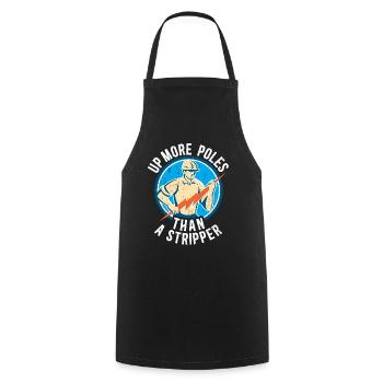 Power Lineman Power Line Electrician - Cooking Apron - black - Front - AI Model Male 185 dark (185cm)