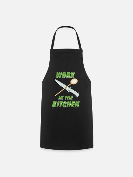 WORK IN THE KITCHEN - Kochschürze - Schwarz