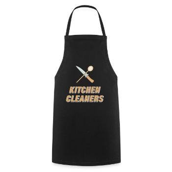 NETTOYANTS POUR CUISINE - Tablier de cuisine - noir - Devant - AI Model Male 185 dark (185cm)
