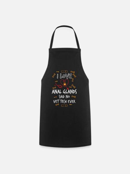 vétérinaire, vétérinaire, vétérinaire - Tablier de cuisine - noir