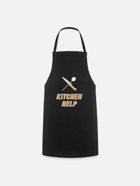 AIDE EN CUISINE - Tablier de cuisine - noir