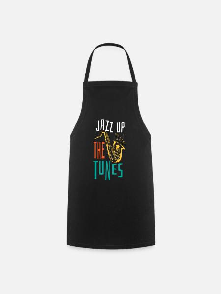 Jazz Music - Jazz Musicians - Cooking Apron - black