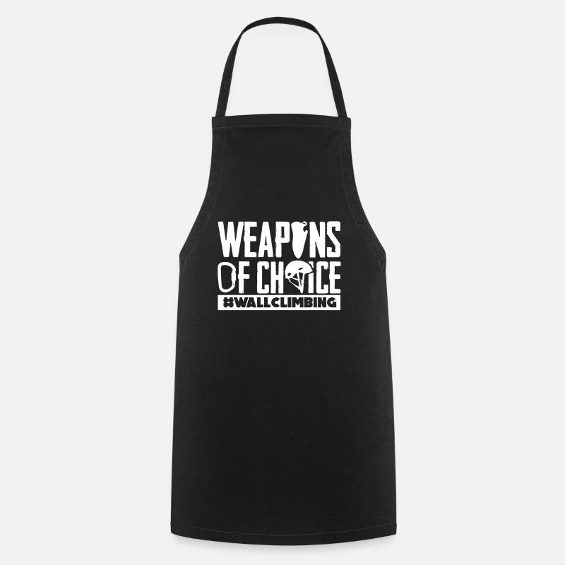 Grimpeurs muraux, grimpeurs de murs - Tablier de cuisine - noir