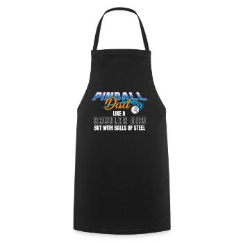 Pinball player - Cooking Apron - black - Front - AI Model Male 185 dark (185cm)