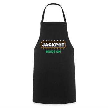 Pinball player - Cooking Apron - black - Front - AI Model Male 185 dark (185cm)