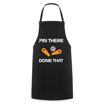 Pinball player - Cooking Apron - black - Front - AI Model Male 185 dark (185cm)