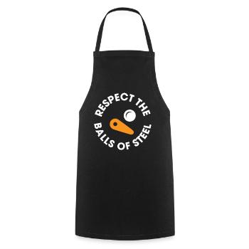 Pinball player - Cooking Apron - black - Front - AI Model Male 185 dark (185cm)