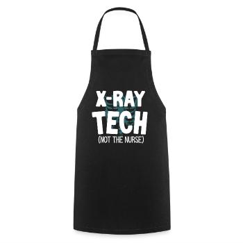 Xray Tech, Xray -Techniker - Kochschürze - Schwarz - Vorne - AI Model Male 185 dark (185cm)