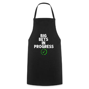 Parlays, Parlay, Sports Betting - Cooking Apron - black - Front - AI Model Male 185 dark (185cm)