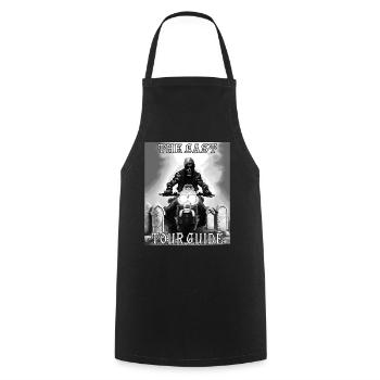 MOTORCYCLE DEATH THE LAST TOUR GUIDE - Cooking Apron - black - Front - AI Model Male 185 dark (185cm)