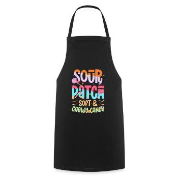 Sour Patch Soft And Candy Naschen Süßigkeiten - Tablier de cuisine - noir - Devant - AI Model Male 185 dark (185cm)