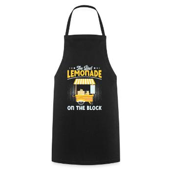 The Best Lemonade On The Block Lemonades Business - Cooking Apron - black - Front - AI Model Male 185 dark (185cm)