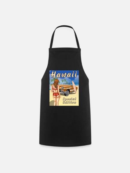 HAWAII Special Edition - Kochschürze - Schwarz