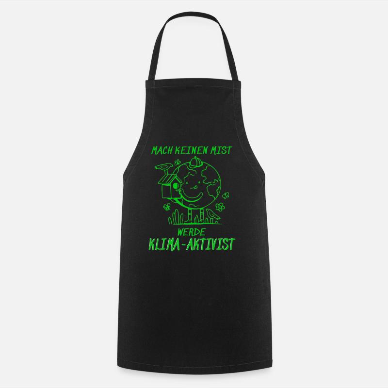 DEVENEZ UN MILITANT POUR LE CLIMAT - Tablier de cuisine - noir