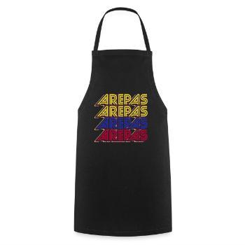 Colombia Traditional South American Arepas - Cooking Apron - black - Front - AI Model Male 185 dark (185cm)