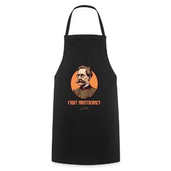 Nobility and honor, fight against the aristocracy - Cooking Apron - black - Front - AI Model Male 185 dark (185cm)