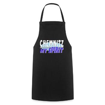 CHEMNITZ MON - Tablier de cuisine - noir - Devant - AI Model Male 185 dark (185cm)