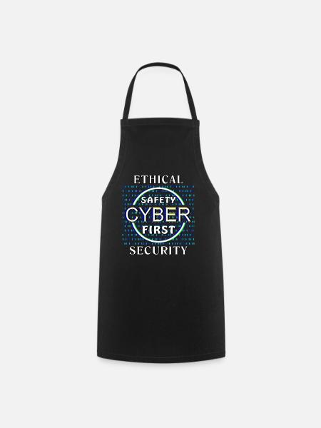 Ethical Cyber Security - Kochschürze - Schwarz