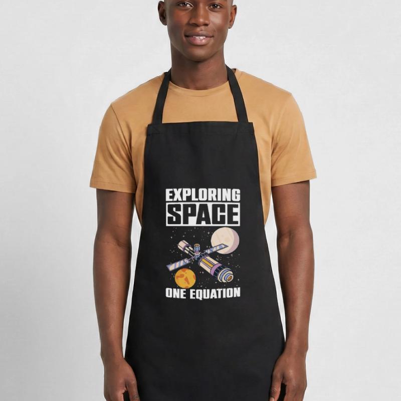 Aerospace Engineer Saying Exploring Space Equation Cooking Apron
