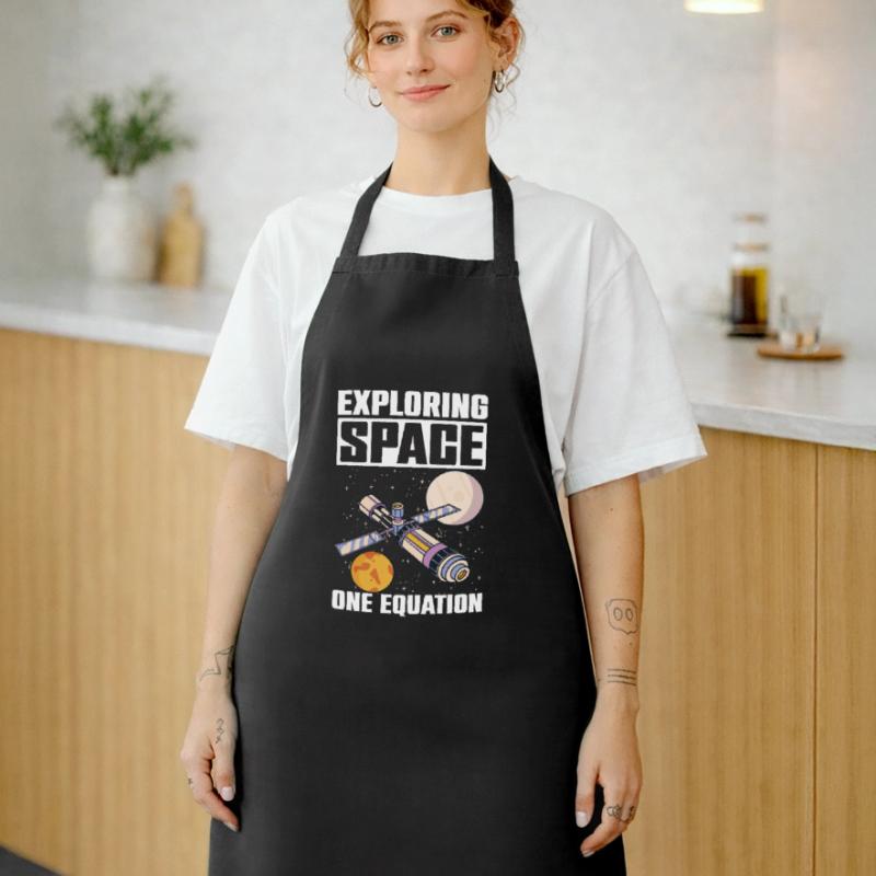 Aerospace Engineer Saying Exploring Space Equation Cooking Apron