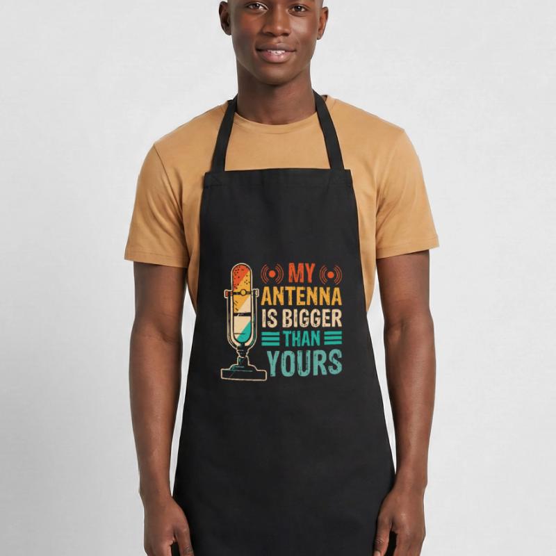 Radio Operator Transmitter Fequenz Communication Cooking Apron