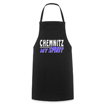 CHEMNITZ MY SPIRIT - Cooking Apron - black - Front - AI Model Male 185 dark (185cm)