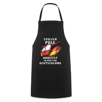 TRAVAUX SUR POTEAU EN ALLEMAGNE - Tablier de cuisine - noir - Devant - AI Model Male 185 dark (185cm)