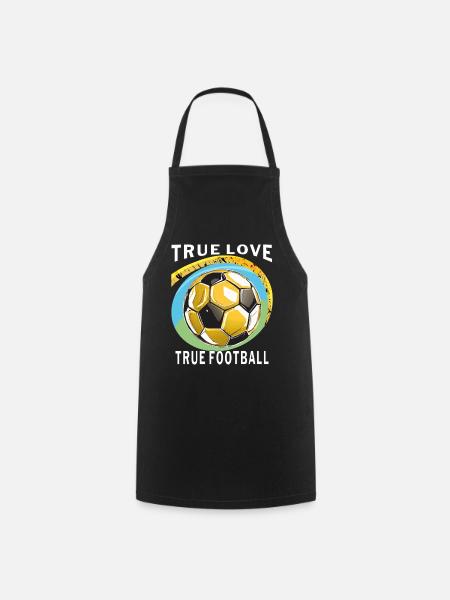 TRUE LOVE TRUE FOOTBALL - Kochschürze - Schwarz