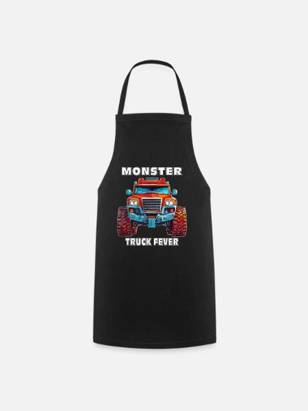 AUTO MONSTER TRUCK FEVER - Kochschürze - Schwarz