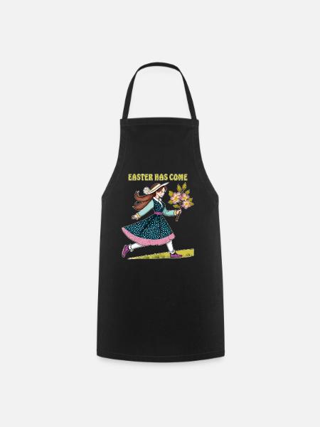 LA GENTILLE PÂQUES EST ARRIVÉE - Tablier de cuisine - noir