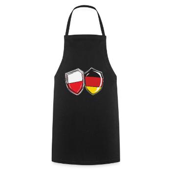 POLEN DEUTSCHLAND - Kochschürze - Schwarz - Vorne - AI Model Male 185 dark (185cm)