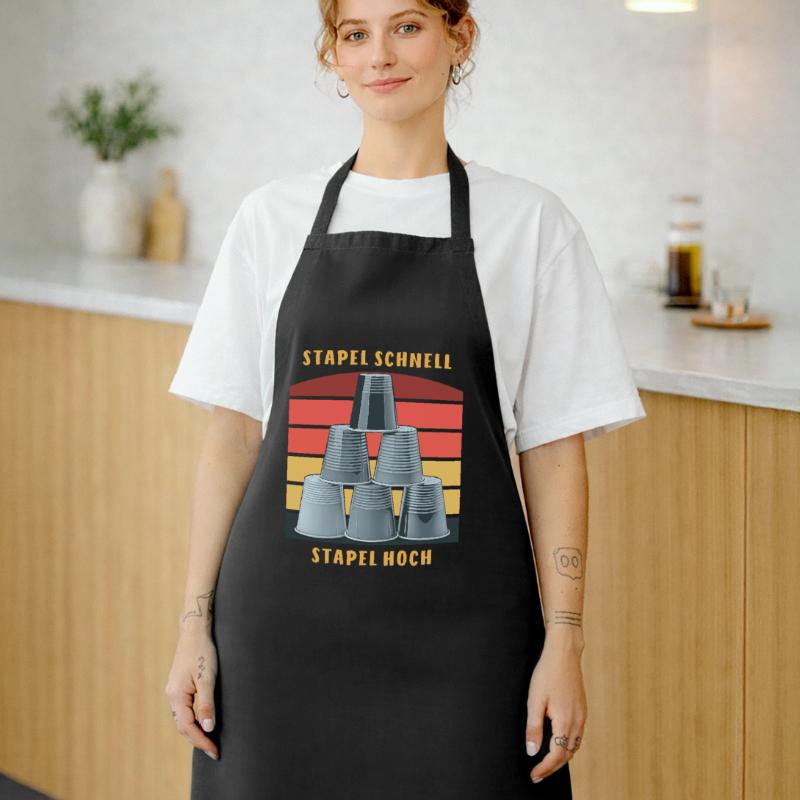 STACKING STACK FAST STACK UP Cooking Apron