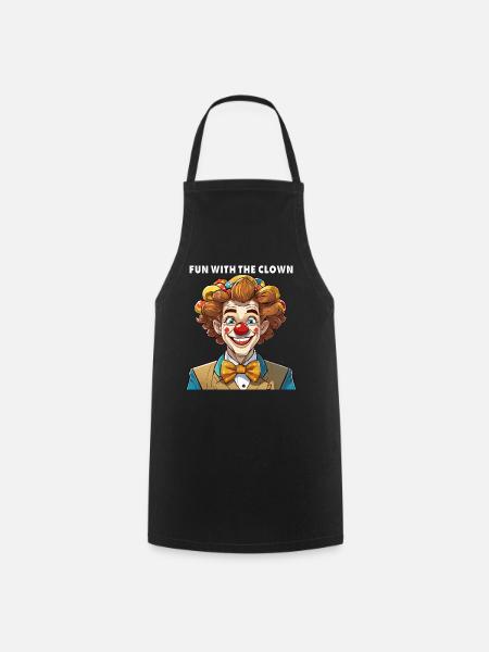 FUN WITH THE CLOWN - Kochschürze - Schwarz